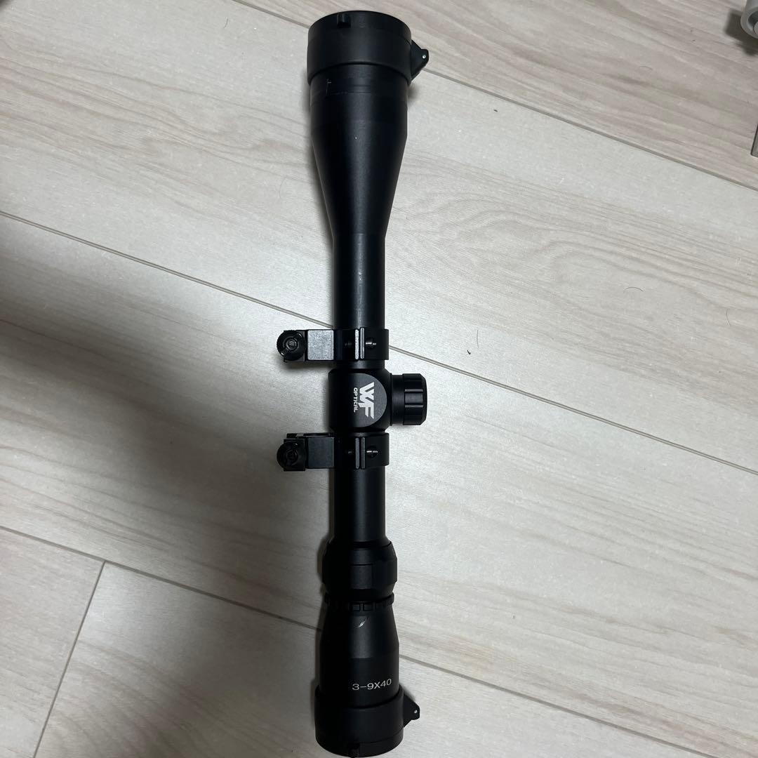 P-90 TR 電動ガン サイレンサー、ライフルスコープ付き