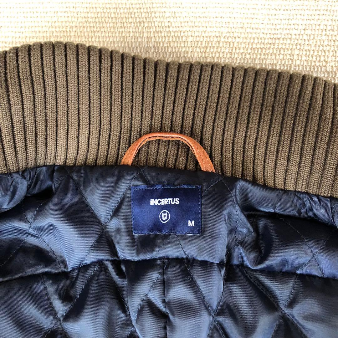 iNCERTUS UNITED ARROWS 牛革 レザージャケット ブルゾン