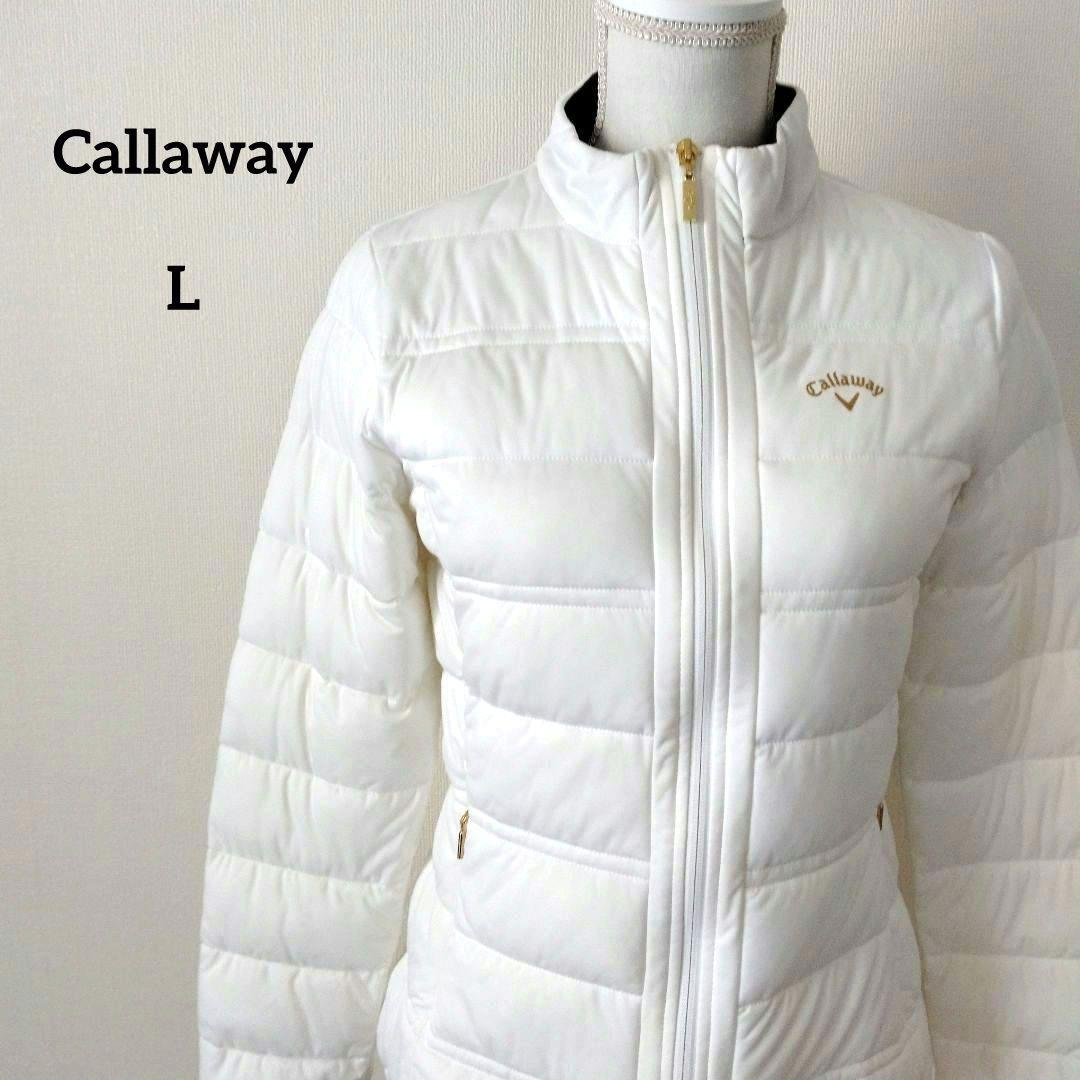 Callaway　キャロウェイ　スターストレッチ中綿ブルゾン　ホワイト　L