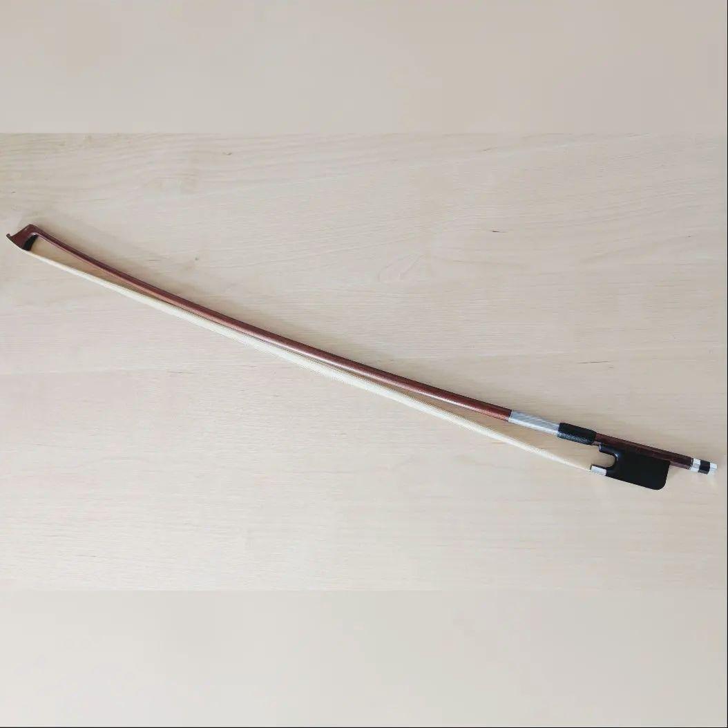 【チェロ弓】LEFIN 丸弓ドイツ 送料込 フルサイズ 中古