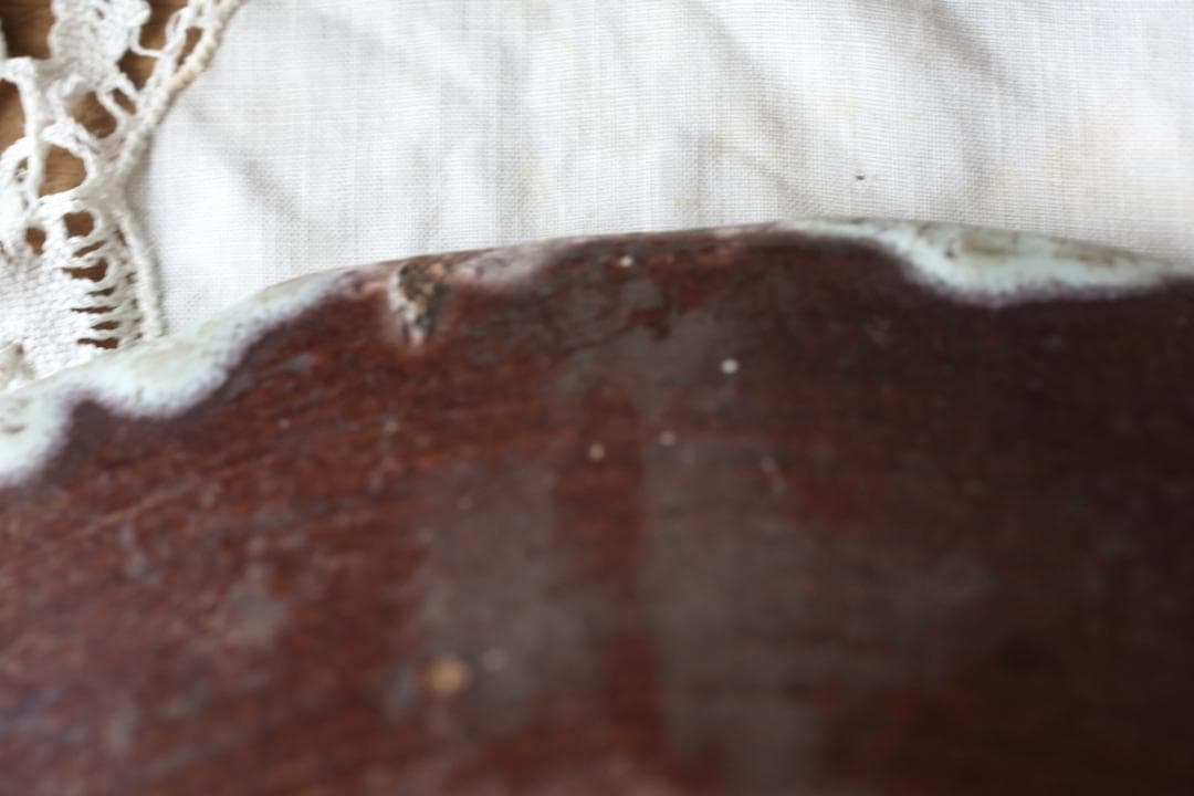 フランス　アンティーク　キュノワール　プレート　皿　ムスティエ