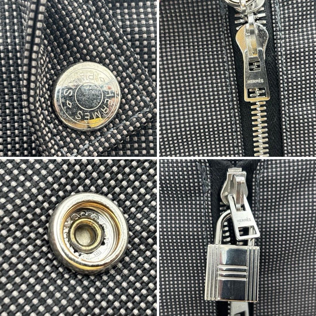 エルメス エールライン ガーメントバッグ スーツカバー グレー系