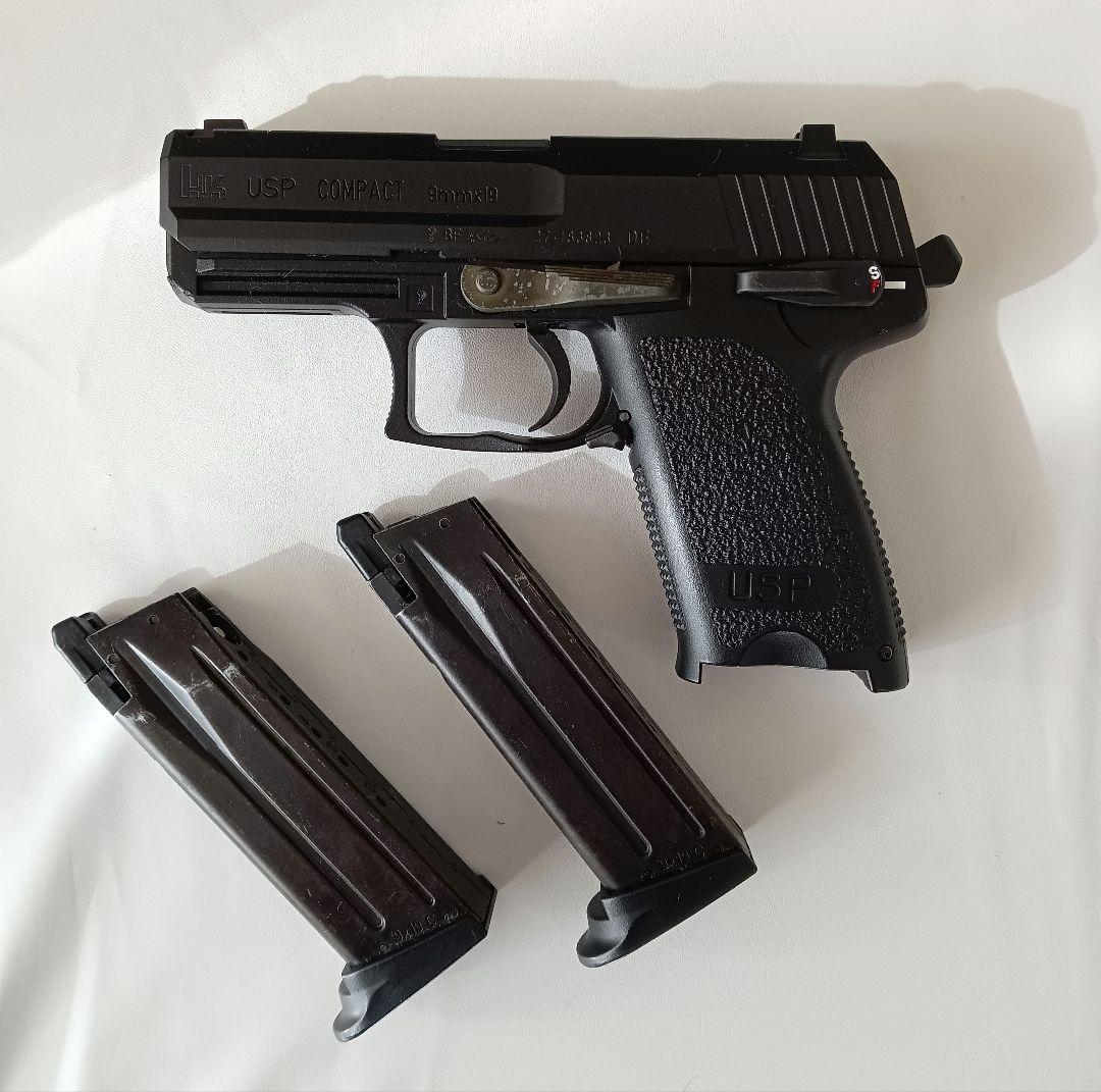 東京マルイ USP Compact　ガスガン マガジン2本　専用ホルスター付