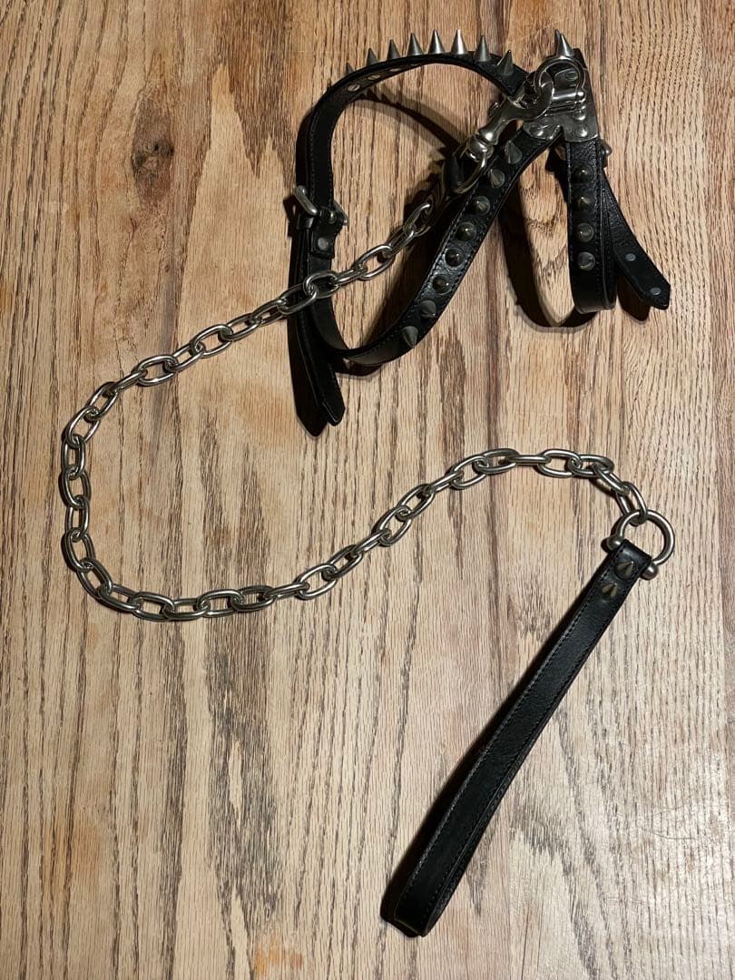 激レア DSQUARED 2 DOG Harness 犬用スタッズ付ハーネス