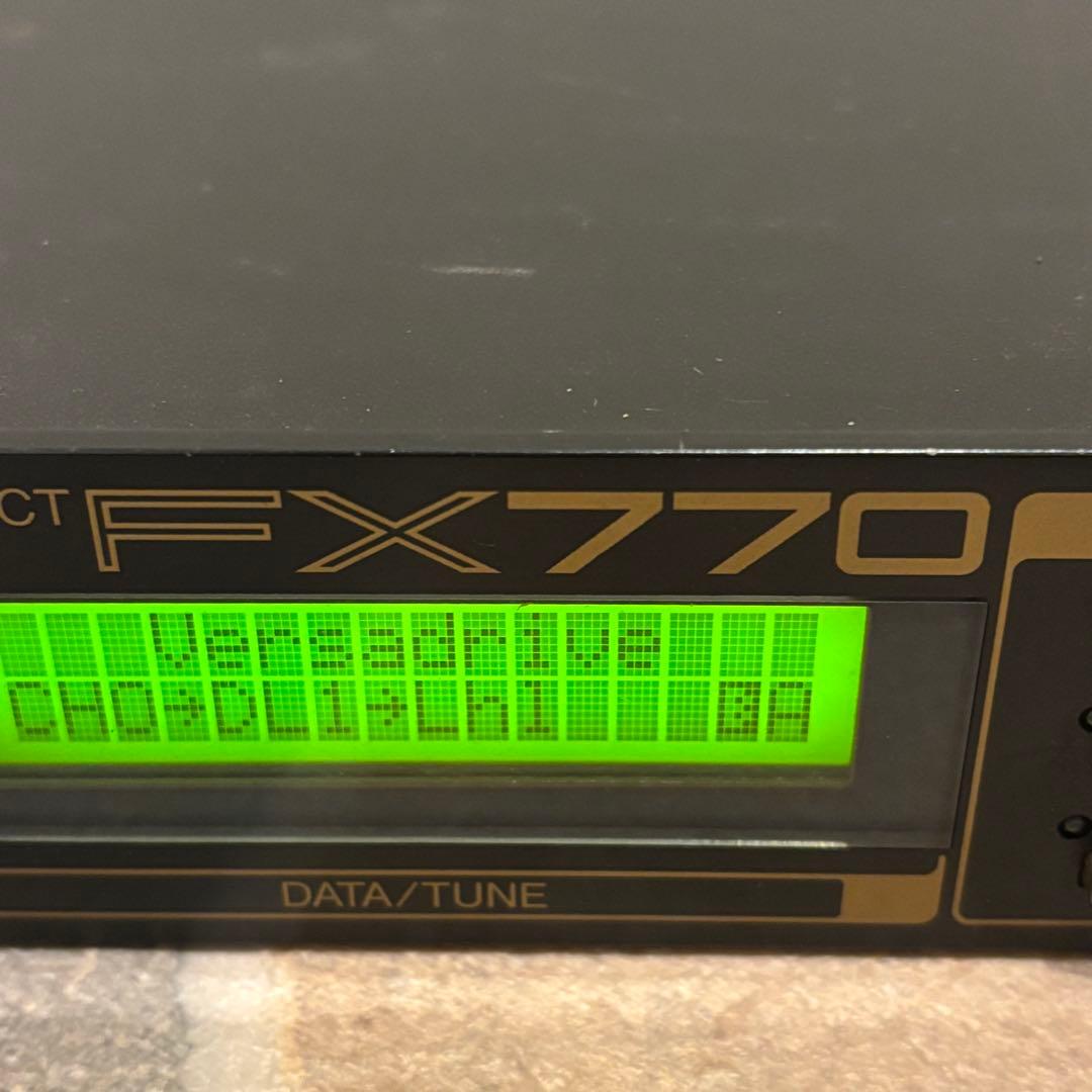 【美品】YAMAHA FX770 GUITAR EFFECT PROCESSOR