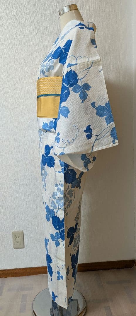 新品　ブランド浴衣　変わり織り