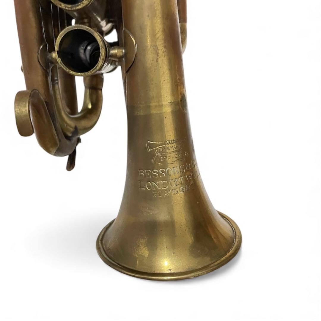 【希少品】BESSON LONDON W.C.2 ポケットトランペット　ミニ