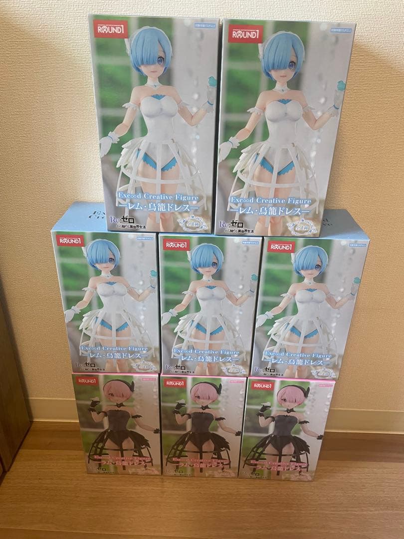 Re:ゼロから始める異世界生活:ラム、レムと推しの子:有馬かなのフィギュア