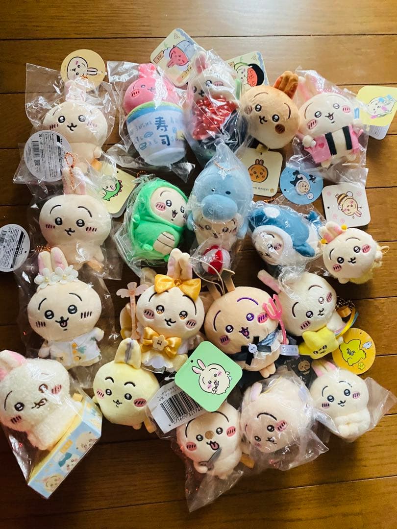 ちいかわ うさぎ　マスコット　まとめ売り　19個セット