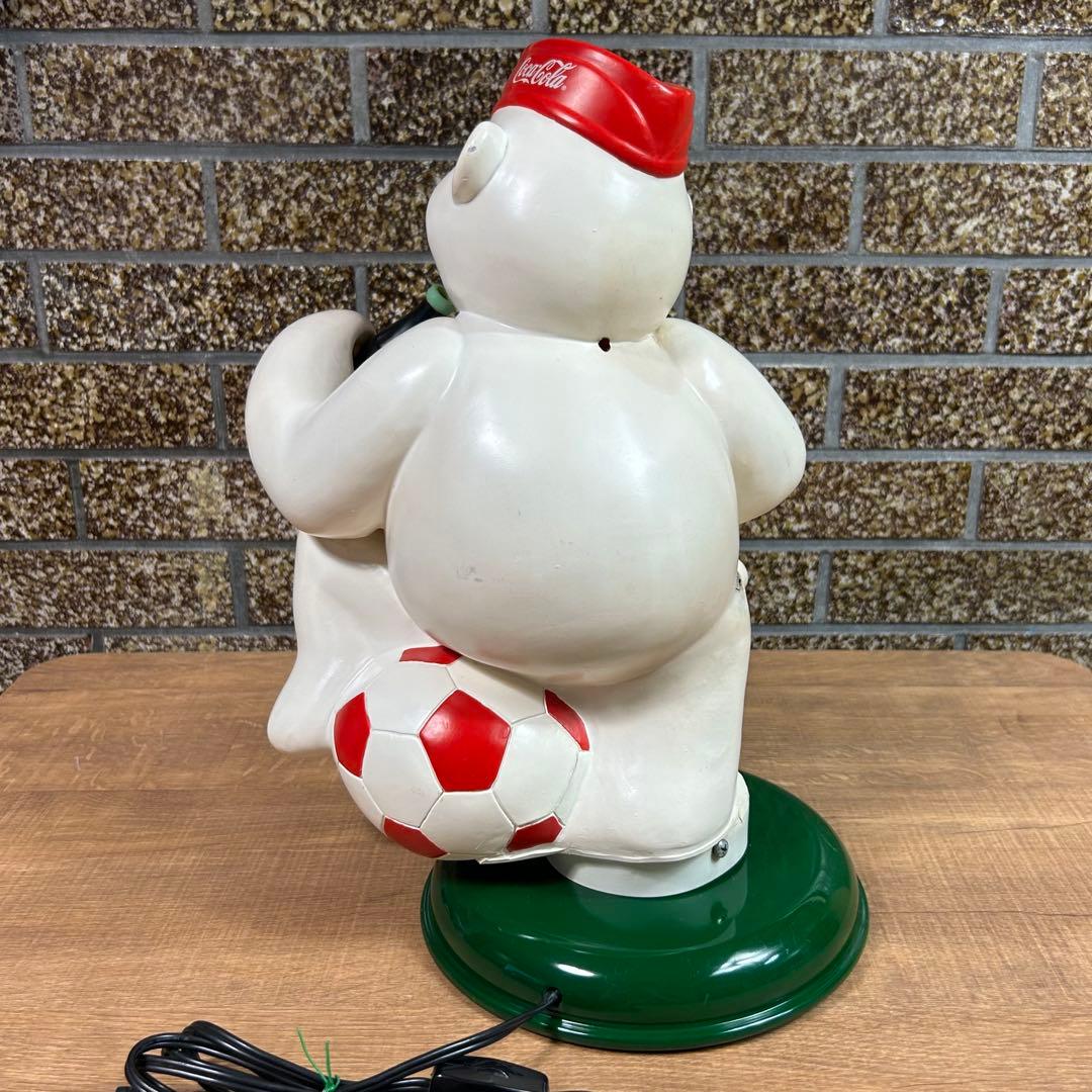 コカコーラ 照明 ディスプレイ ライト サッカー 雪だるま ノベルティ ジャンク