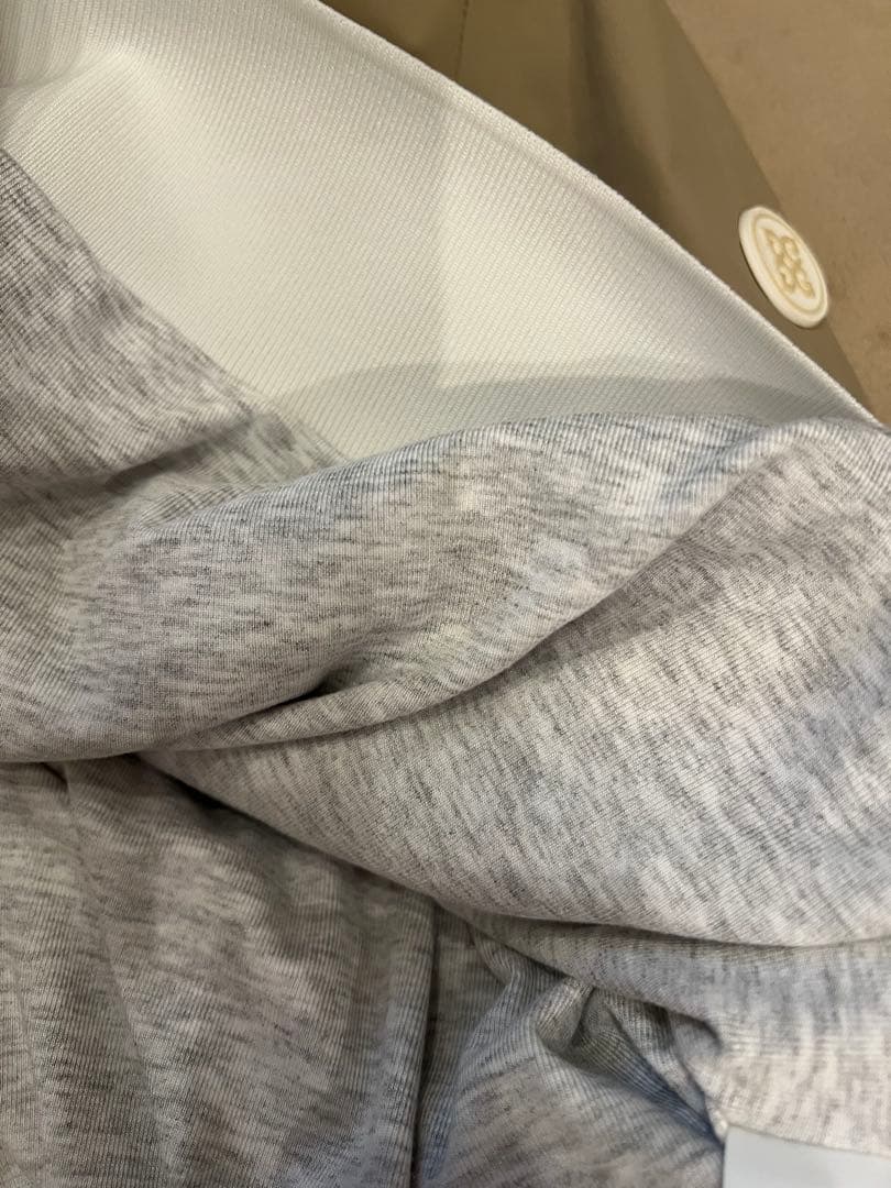 gfore 軽量ベージュジャケット ハーフジップ