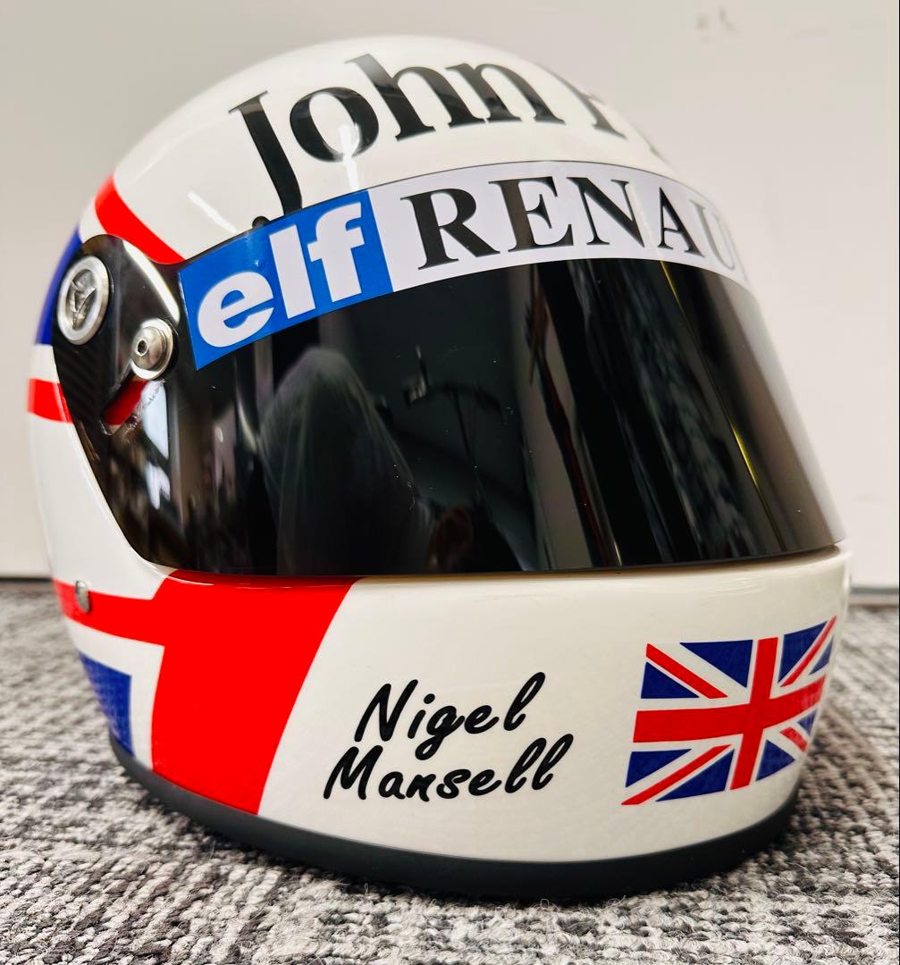 希少‼️1/1 実物大 ナイジェル•マンセル F1 ヘルメット コレクションに‼️
