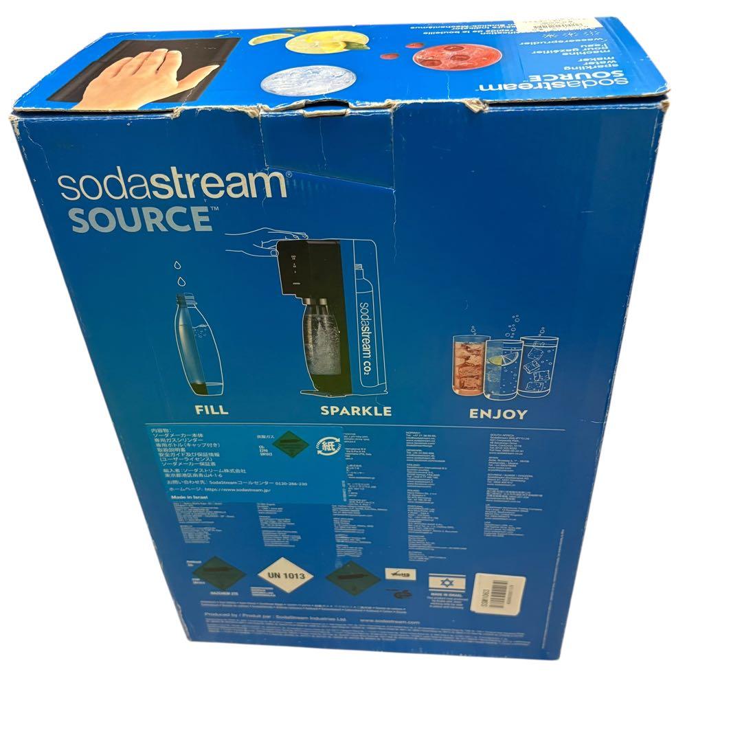 【新品】sodastream SOURCE 炭酸水メーカー 黒