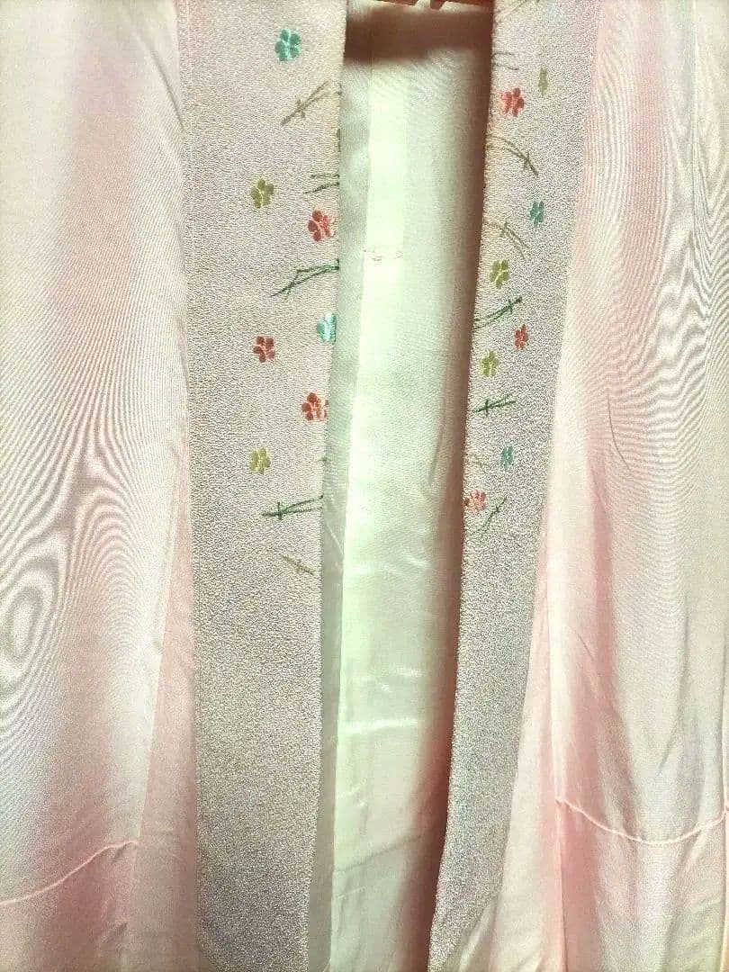 加賀友禅振袖　正絹　藍色　美品　縁起良い柄　成人式　長襦袢つき