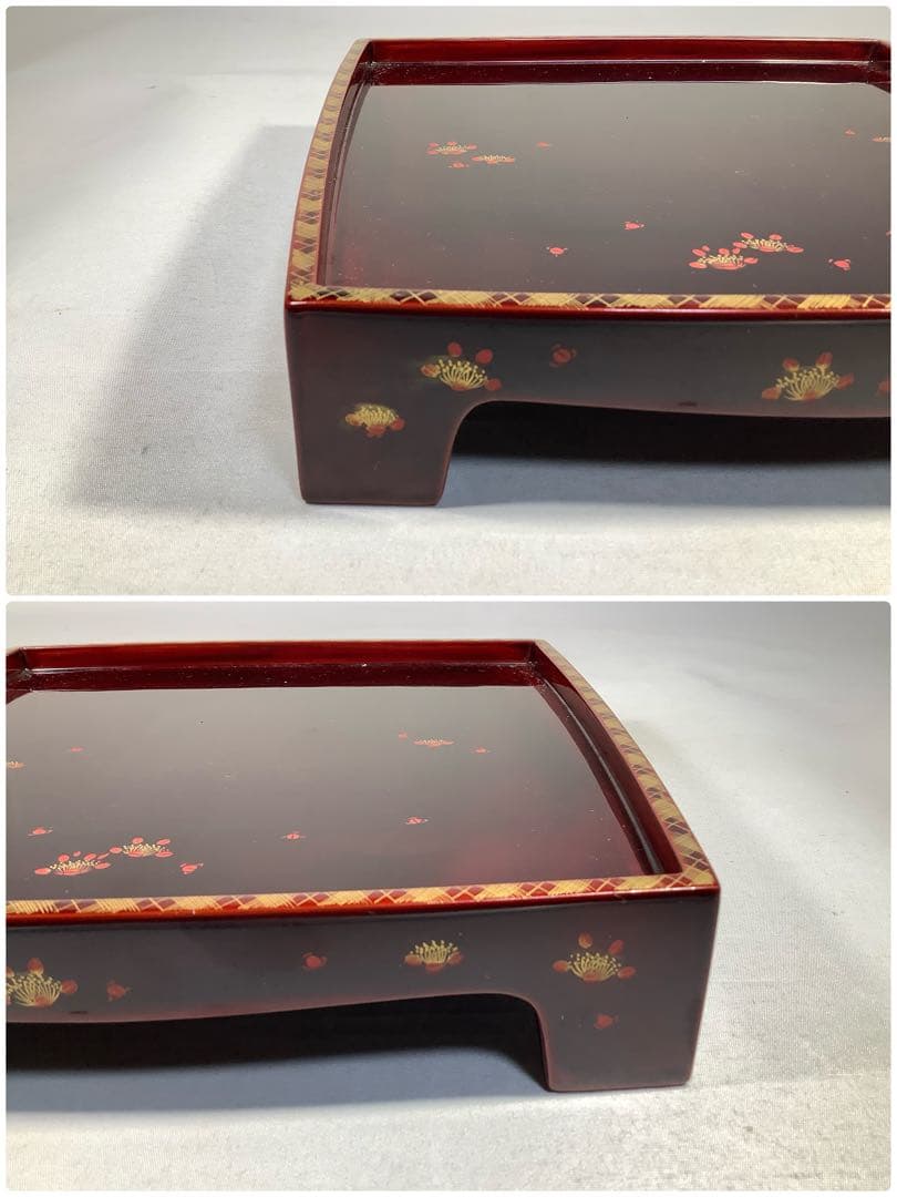 輪島塗　重箱　三段重　漆器　茶道具　送料無料