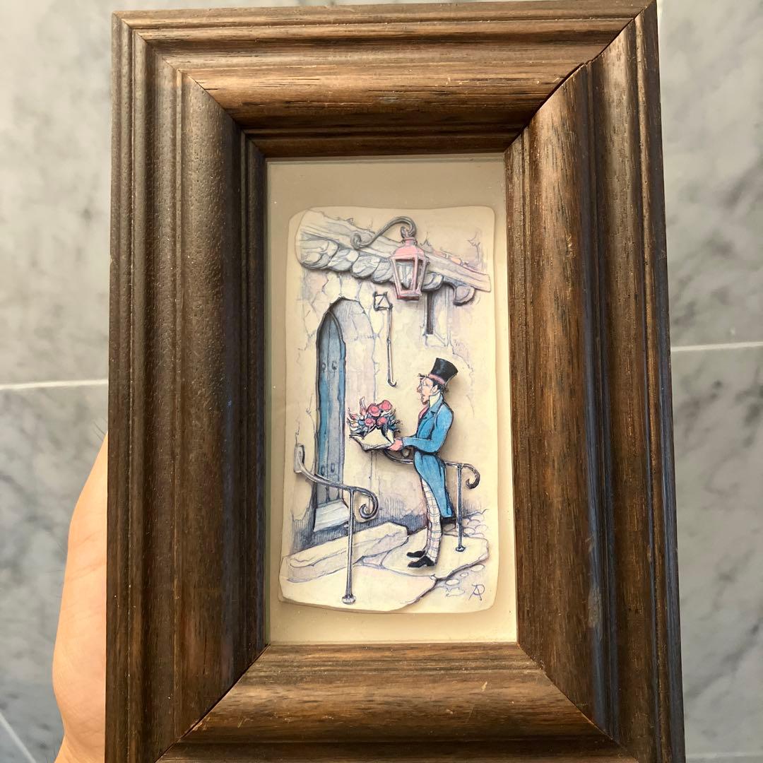 ヨーロッパの作家さんが作った精巧でロマンチックなペーパーアート2セット