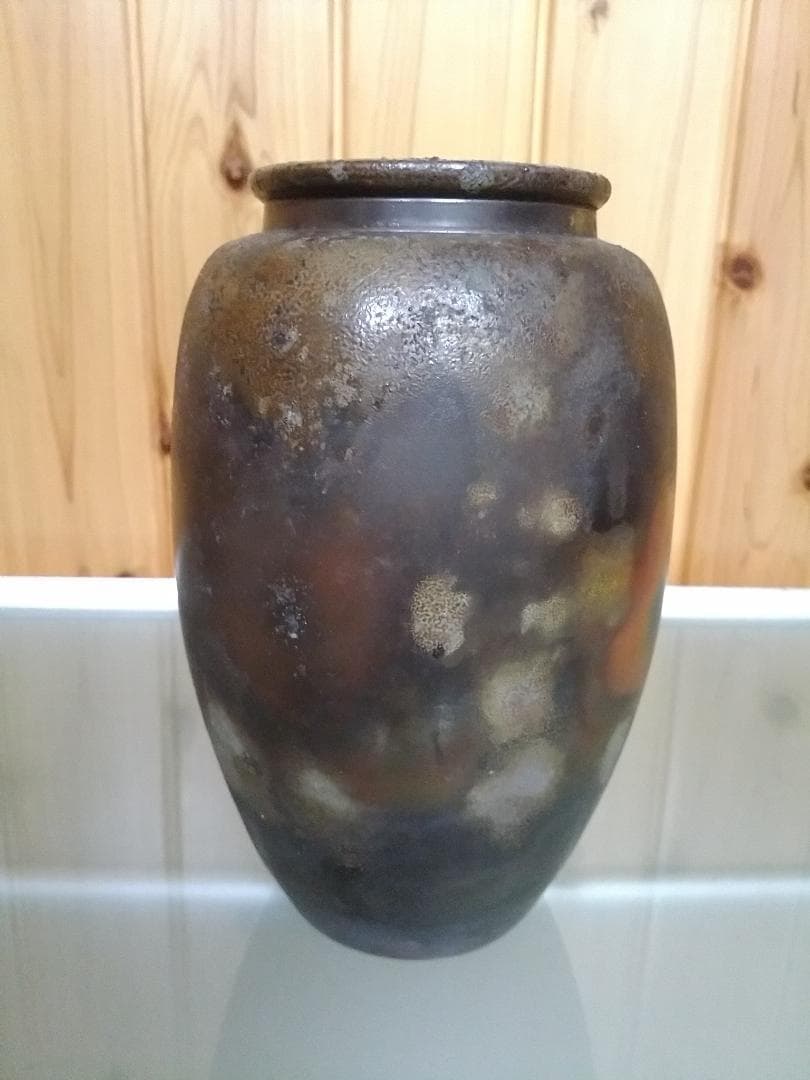陶古　備前焼　小西陶古　壺　つぼ　花器　花入れ　フラワーベース