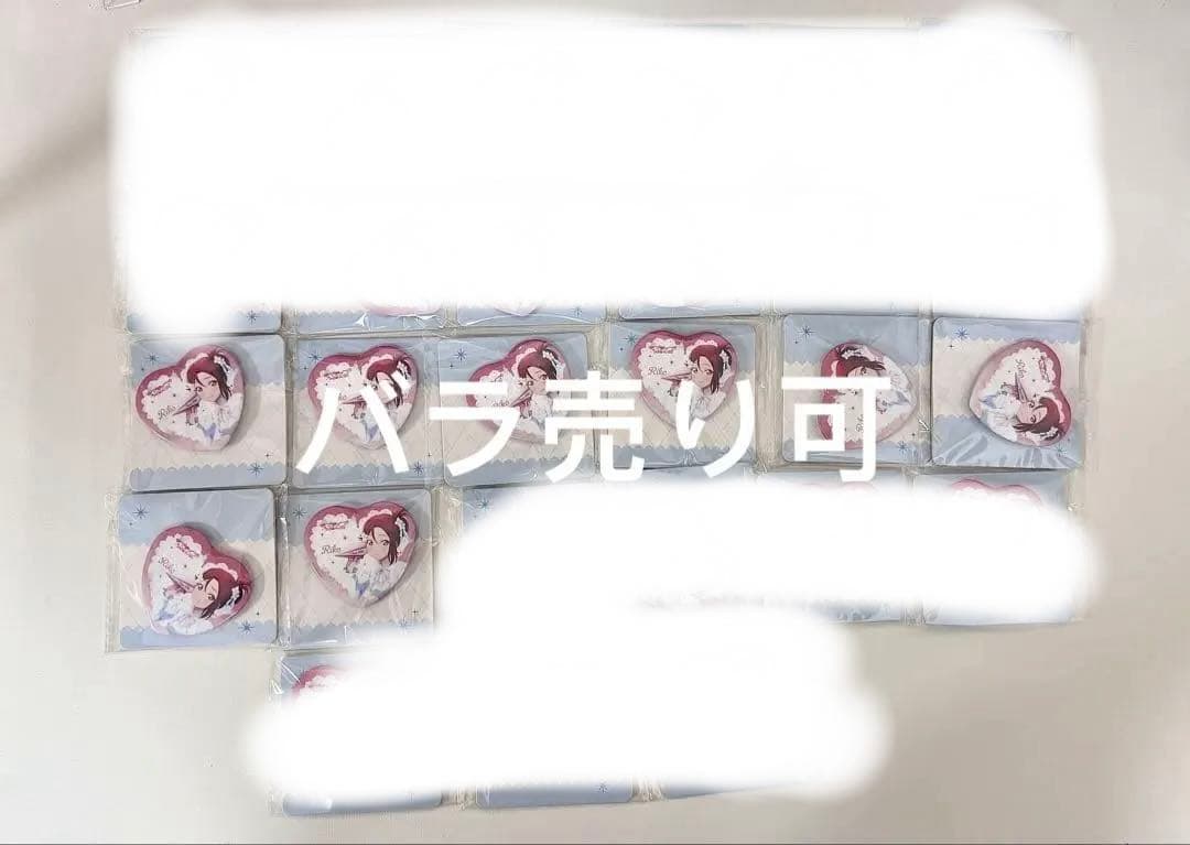 ラブライブ！サンシャイン!! ハート型缶バッジ　桜内梨子 28枚