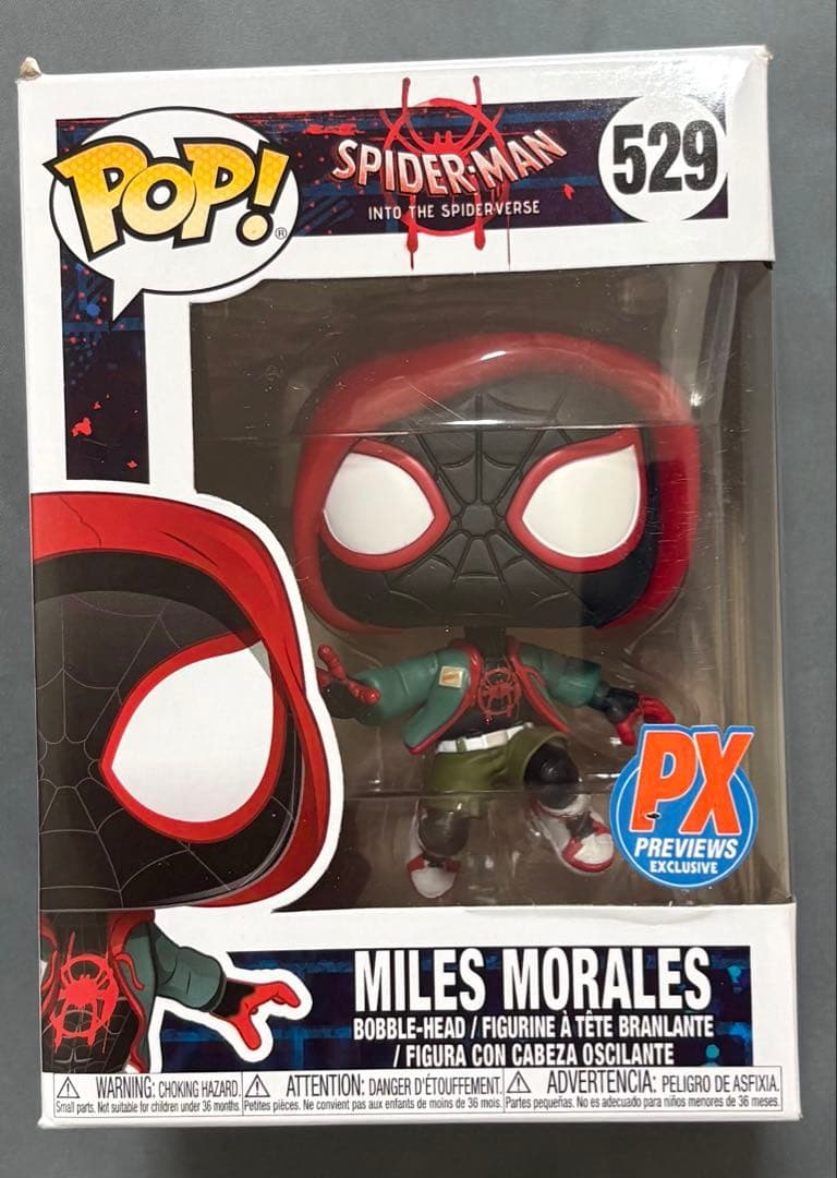 funko pop 529 スパイダーマン スパイダーバース マイルス モラレス