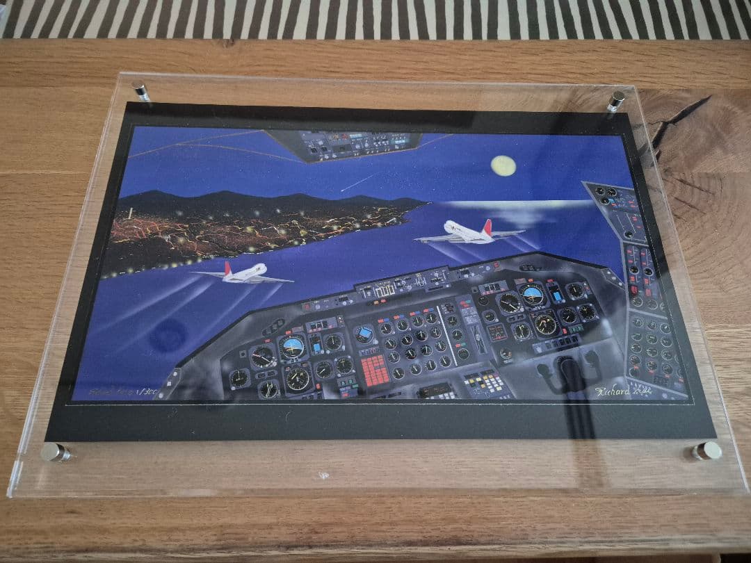ボーイング747 アート作品【747／Taipei Moonlight】