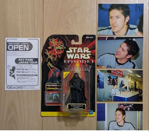 STARWARS　レイ・パーク　フィギュア　&ダニエル・ローガン　直筆サイン