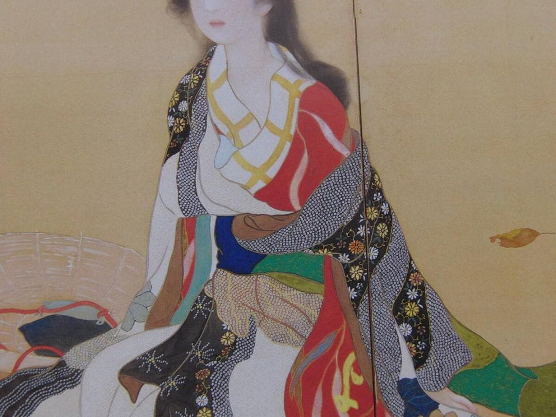 池田輝方、「お夏狂乱」、希少画集・額装画、日本製・新品額縁にて額装致します