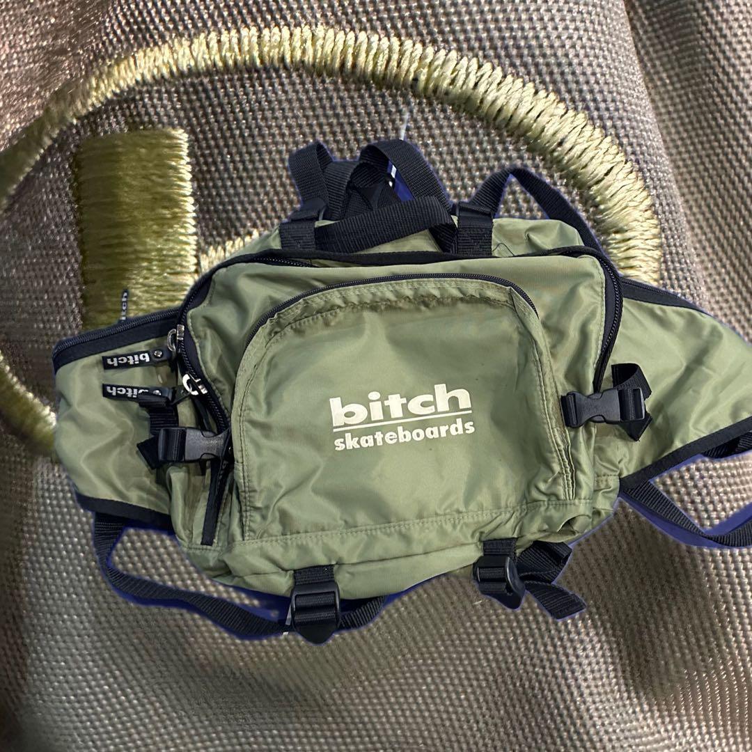 90s bitch skateboards ショルダーバッグ