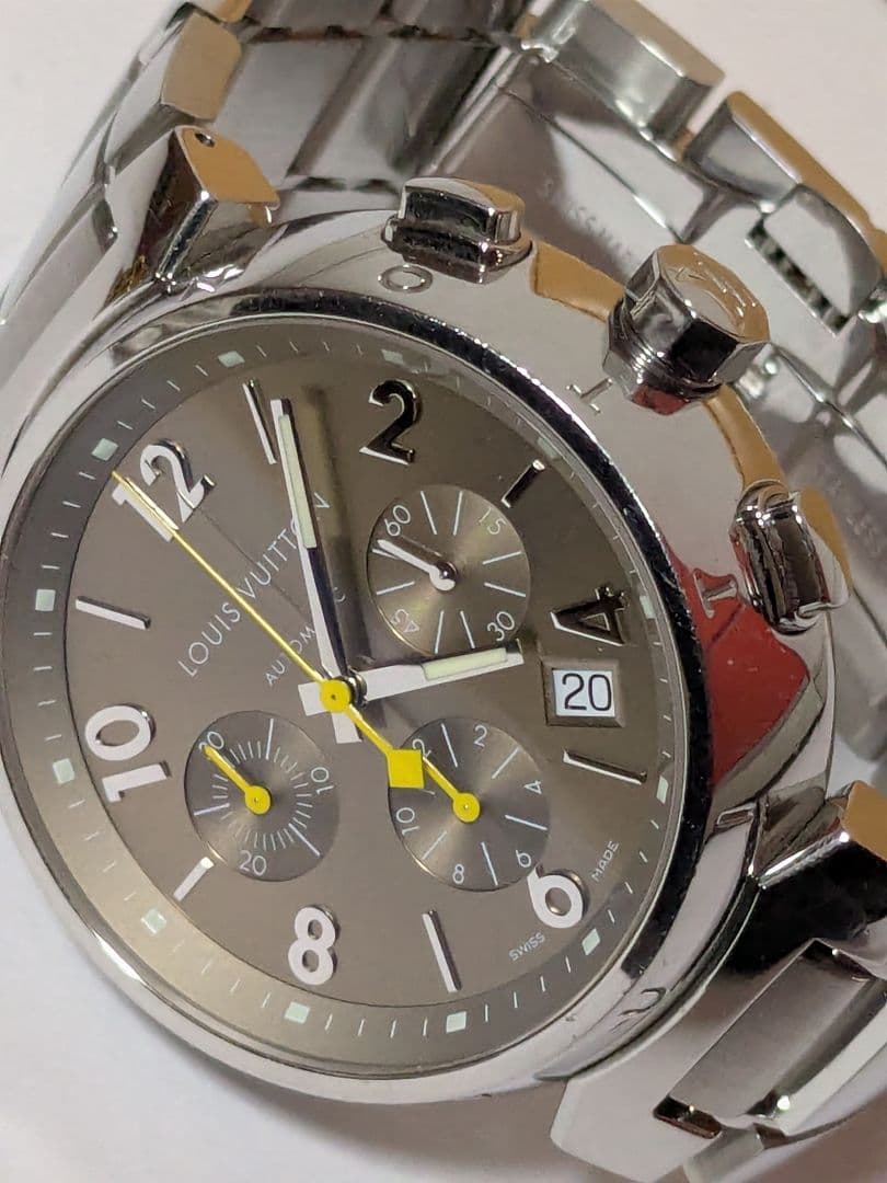 ルイヴィトン タンブール Q1122 タンブール クロノグラフ 自動巻き 腕時計