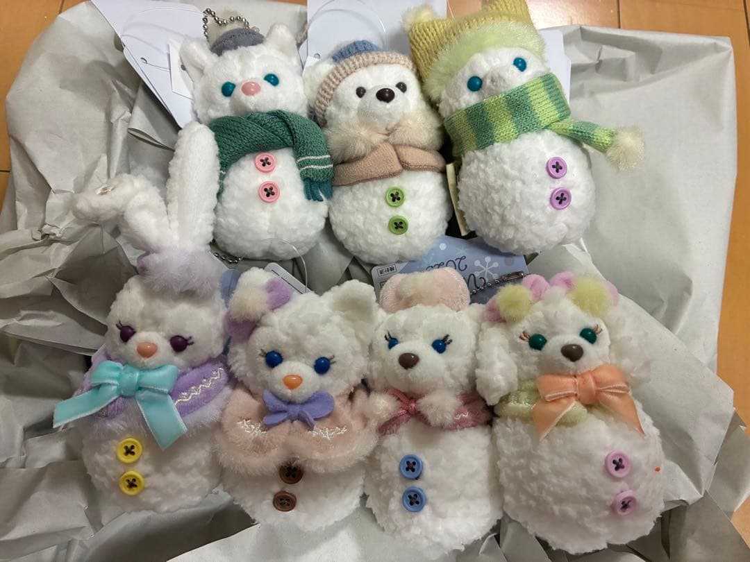 シークレットオブスノーウィーデイ　ぬいぐるみチャーム　フルセット　ジェラトーニ