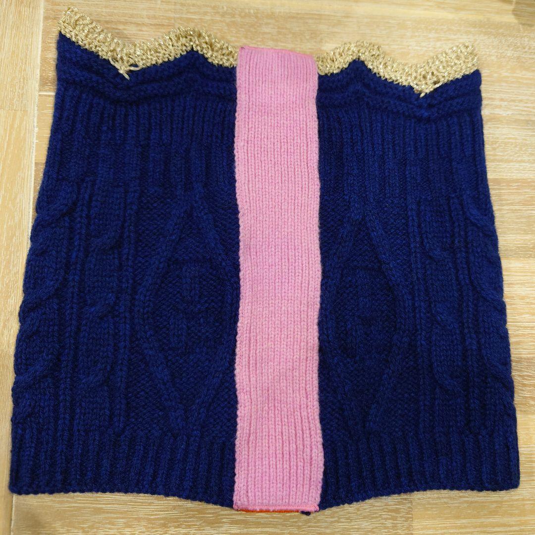 ツモリチサト　ネイビー　ニット帽