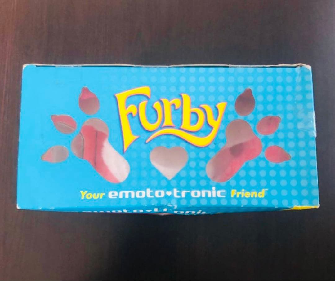 ぬいぐるみ FURBY WHITE&GREEN EYE \"ENGLISH\" VERSION