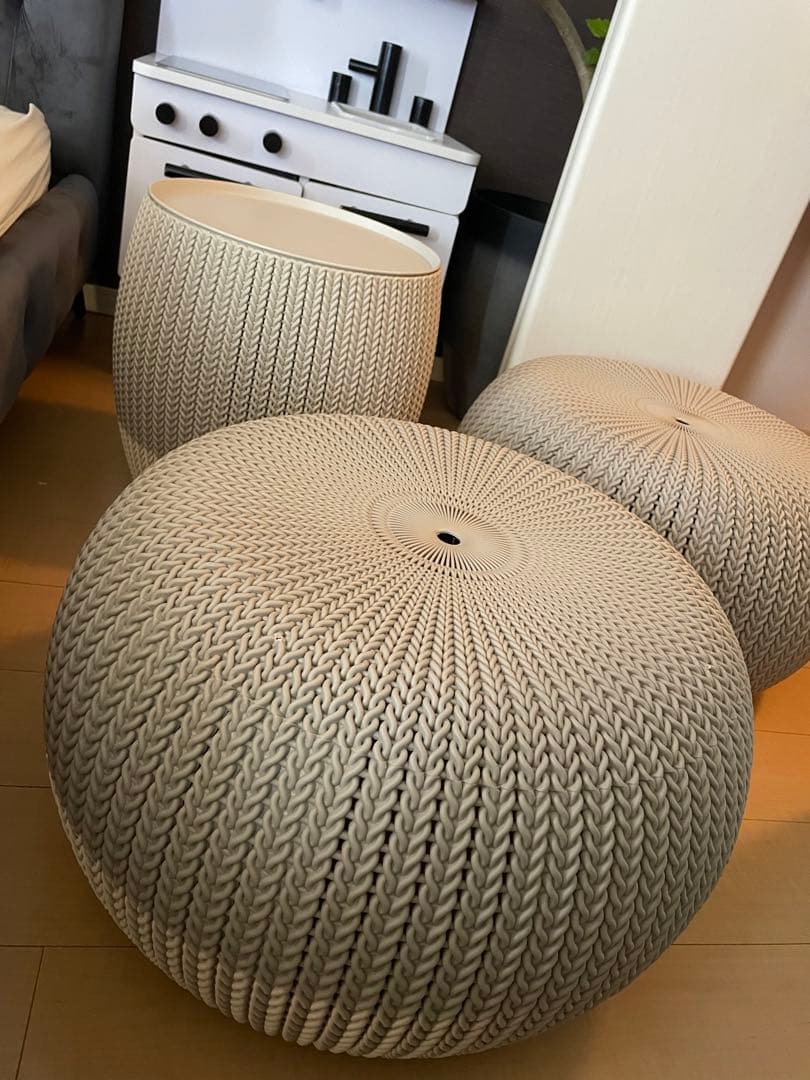 チェア2点のみ　ケター （KETER） ニット コージーアーバンセット