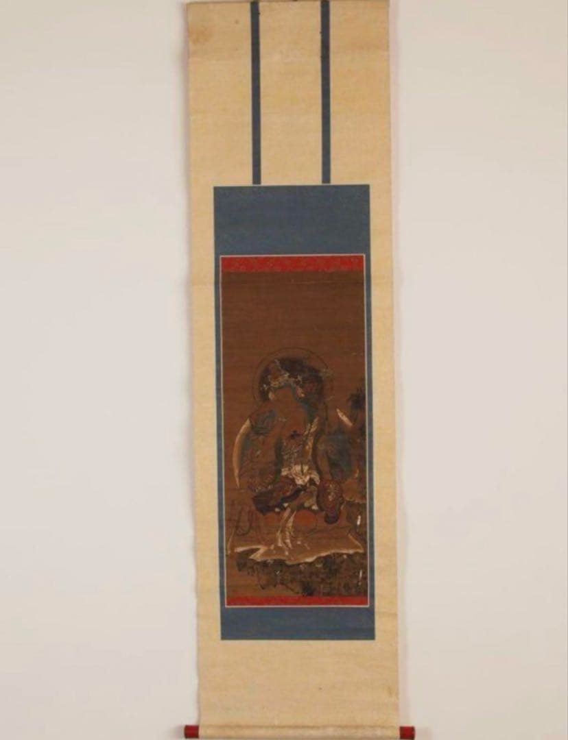 如意輪観音 掛軸 肉筆 江戸時代 仏画 菩薩 仏教美術 天明2年