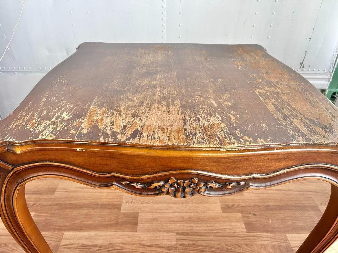 630 イタリア製 猫脚 ダイニングテーブル 木製 クラシック アンティーク