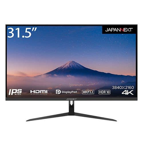 【JAPANNEXT】4K対応モニター 31.5インチ
