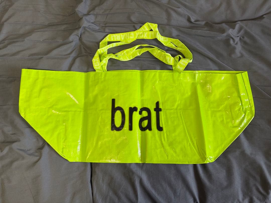 charli xcx チャーリーxcx トートバッグ　BRAT コーチェラ