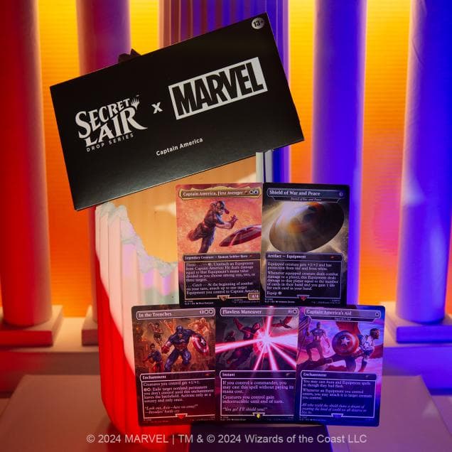 マジック：ザ・ギャザリング Secret Lair x Marvel's Captain America