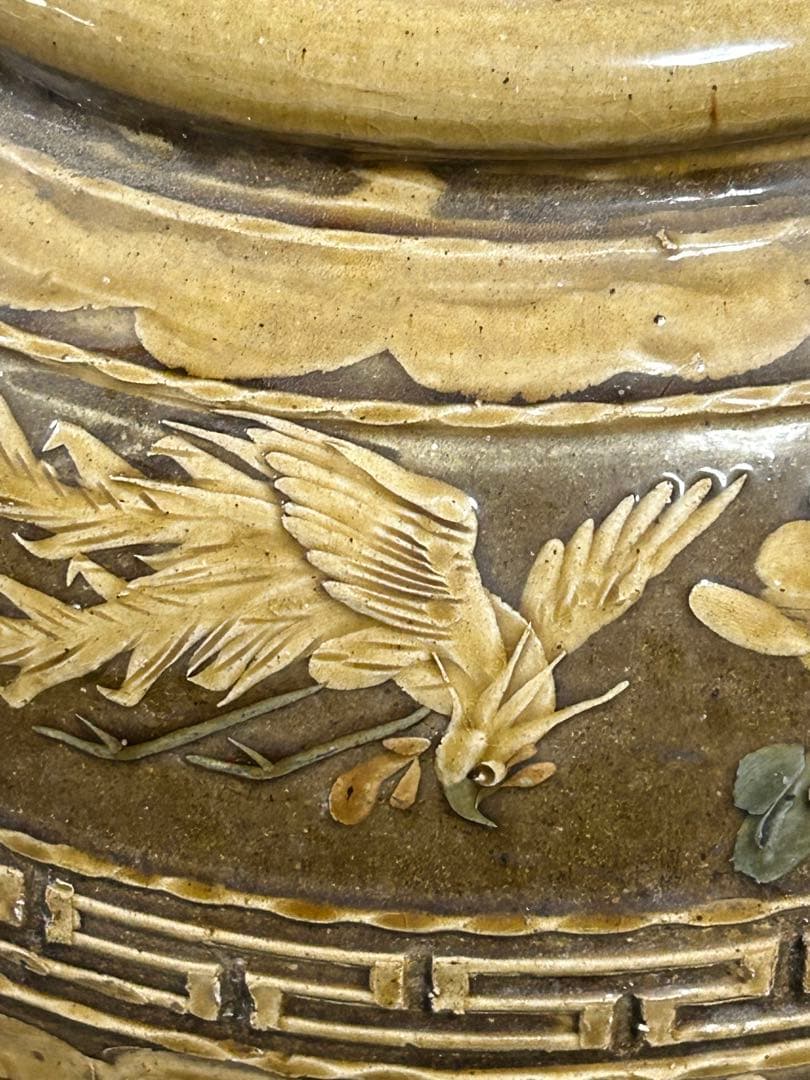 中国　龍紋大瓶　アンティーク　送料込み0912