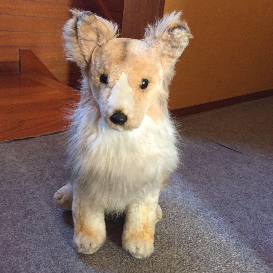 コリー犬　三英　stuffed animal 昭和レトロ