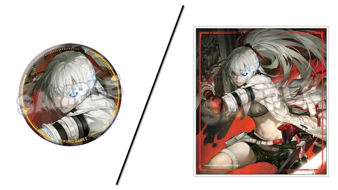 グッドスマイルカンパニー公式ショップ特典のみ ルシア・深紅ノ影 缶バッジ＆色紙