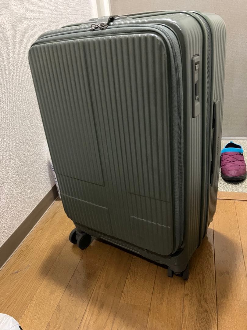 innovator スーツケース INV155 マッドカーキ