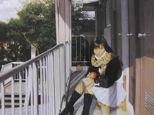 小尾修、【陽】、希少な額装用画集より、新品額装付、状態良好