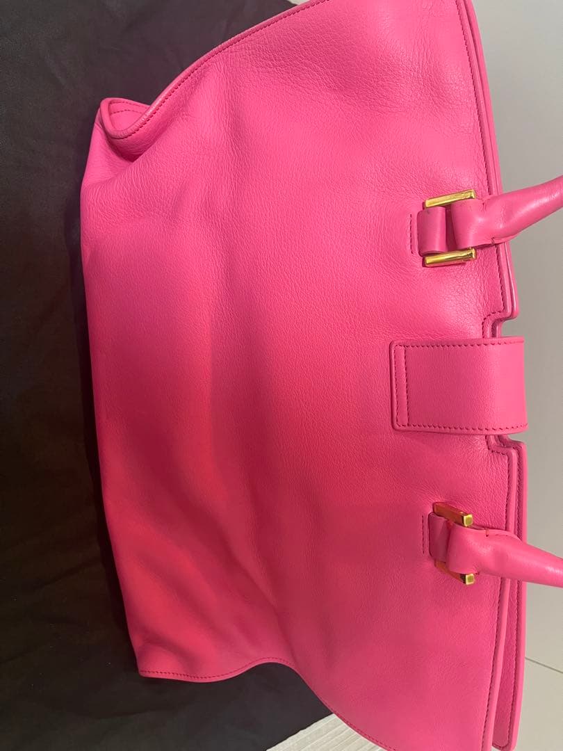 SAINT LAURENT PARIS サンローランパリ　ピンク レザー バッグ