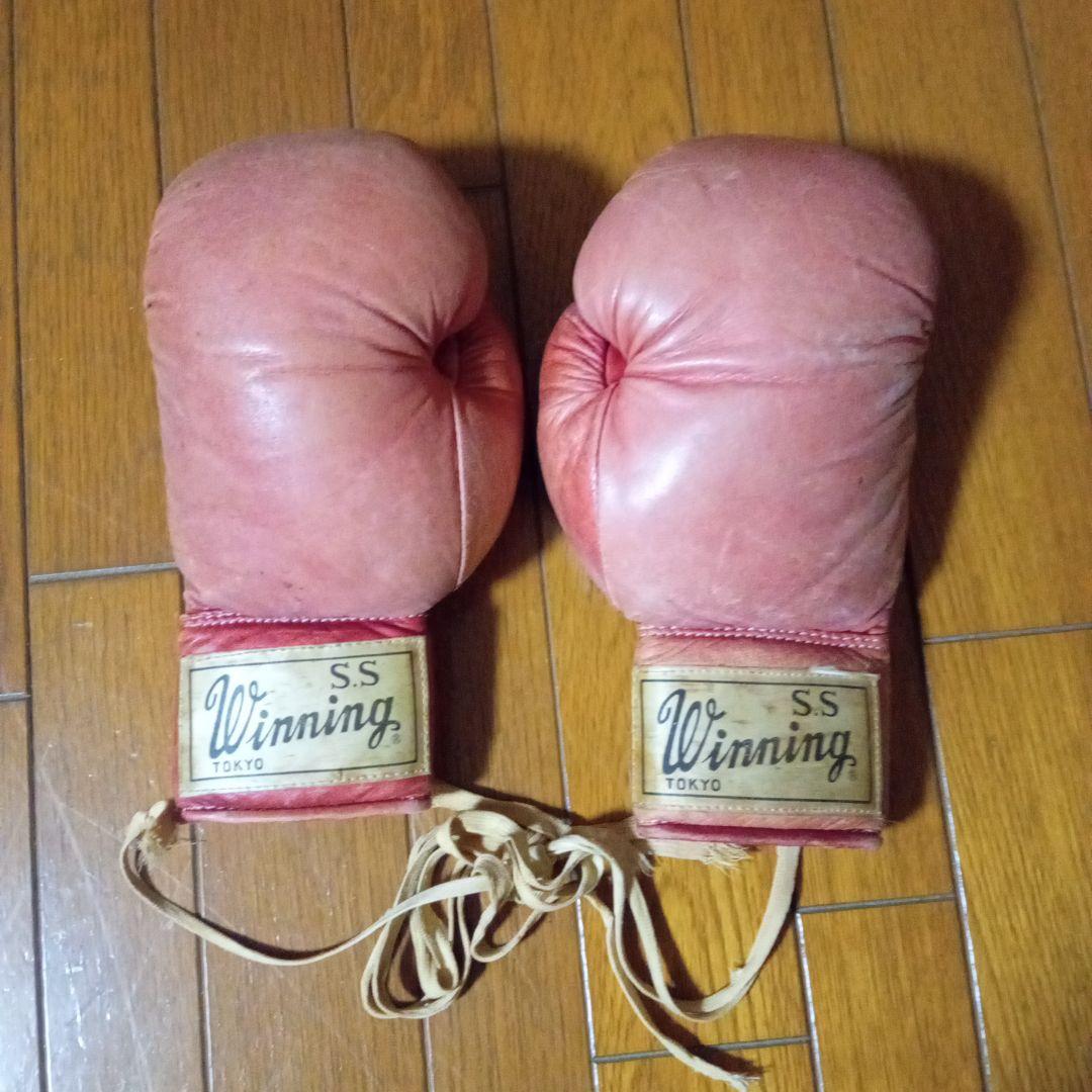 Winning ボクシンググローブ 赤　6オンス
