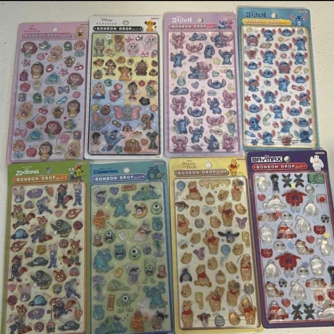 ボンボンドロップシール　ディズニー