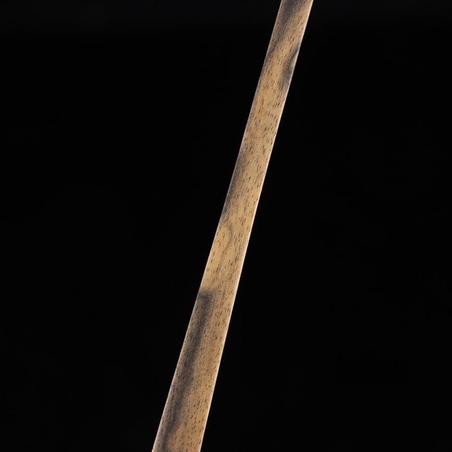 Y2916-4 茶道具 齋藤透 黒柿茶杓 共箱　　＃3