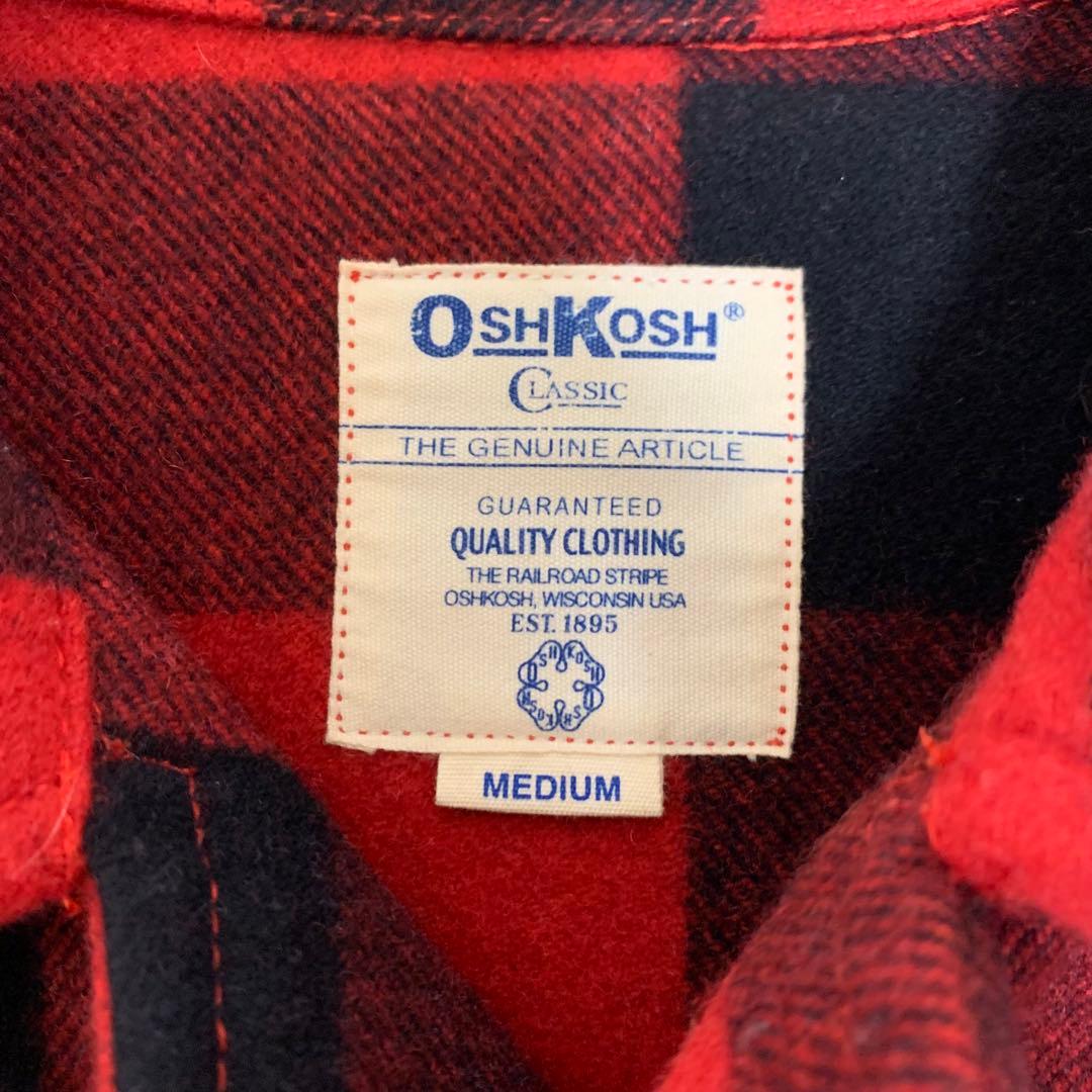 オシュコシュ　マッキーノクルーザー　赤×黒　タータンチェック　アーカイブ