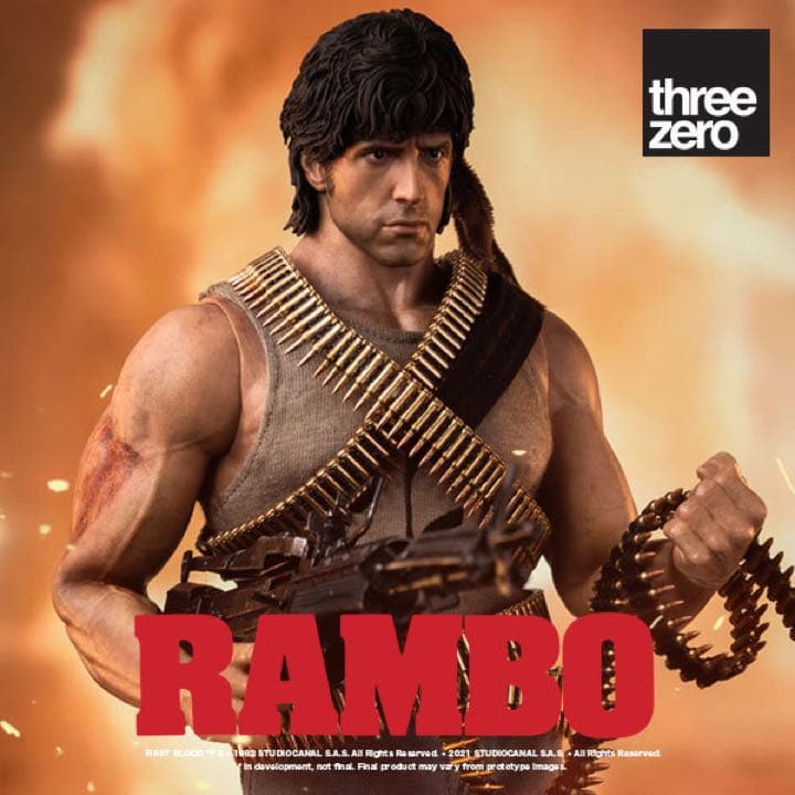 スリーゼロ 3Z0288 ジョン・ランボー 1/6 フィギュア rambo