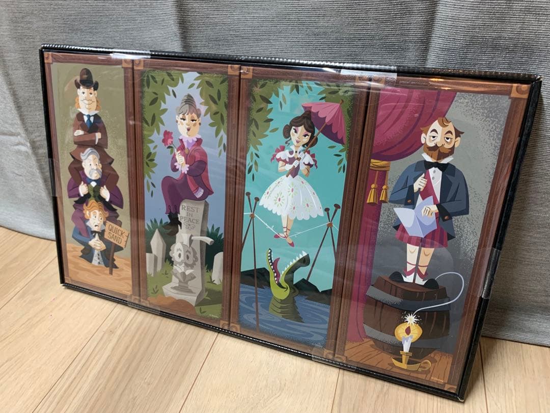 ディズニー　ホーンテッドマンション　ストレッチングルーム　アートセット