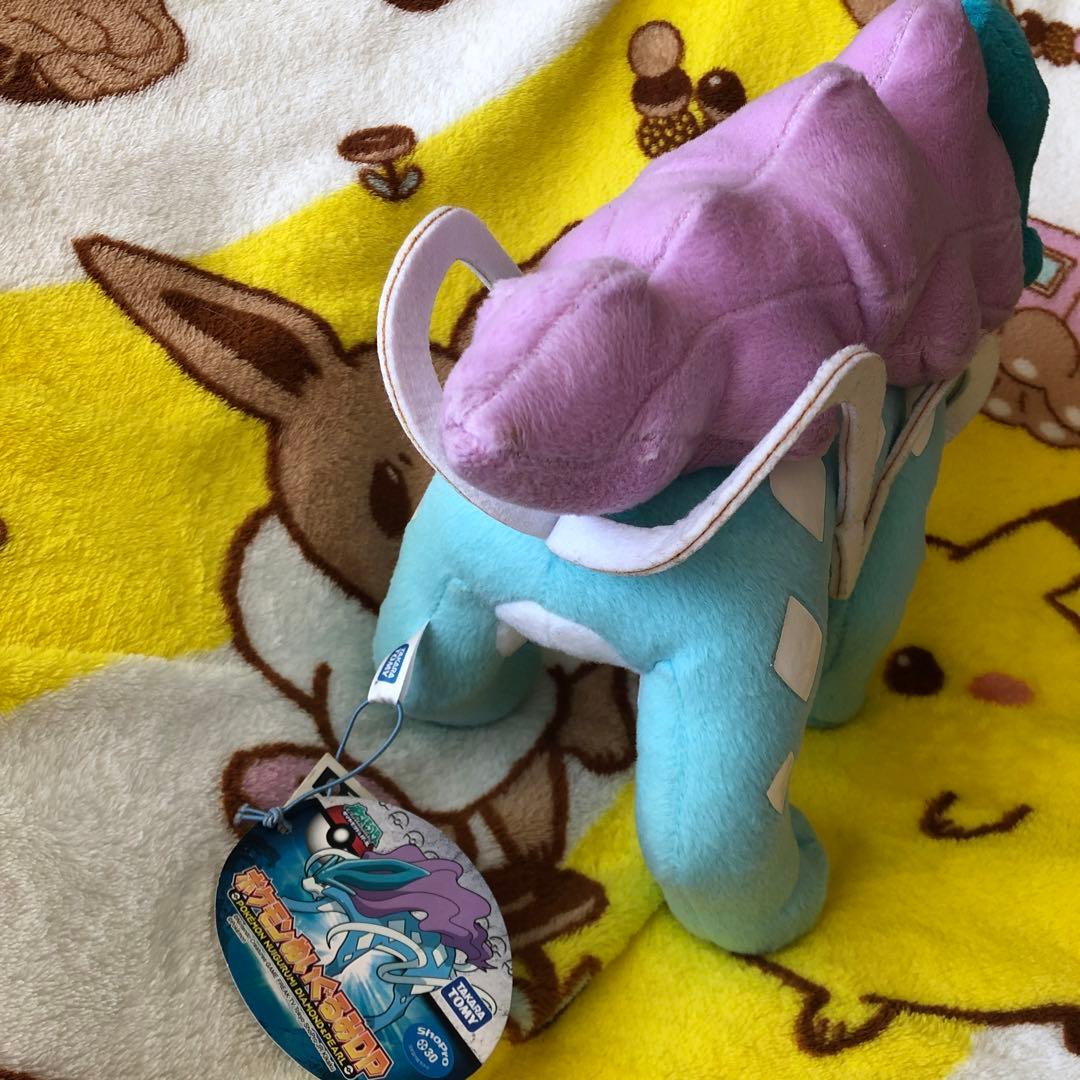 ポケモン　タカラトミー　スイクン　DP ぬいぐるみ